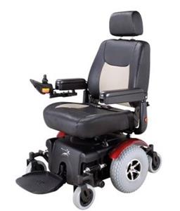 Maverick 12 midwheel drive powerchair front footplate adj height and width armrest weight max 205kg